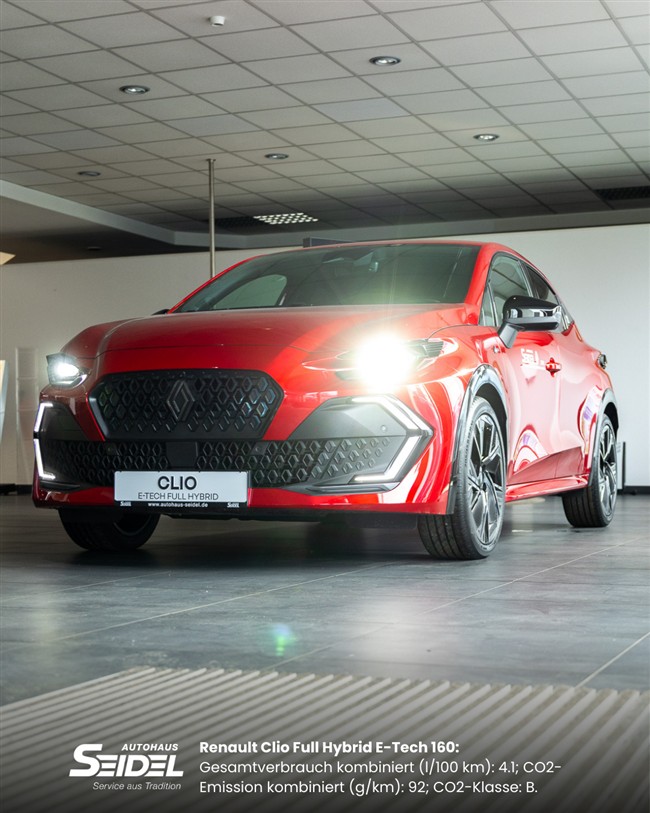 Renault Clio Neuwagen im Autohaus Seidel Zwickau – Kleinwagen Renault