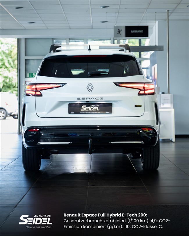 Renault Espace Familien SUV im Autohaus Seidel Zwickau – großer Renault SUV